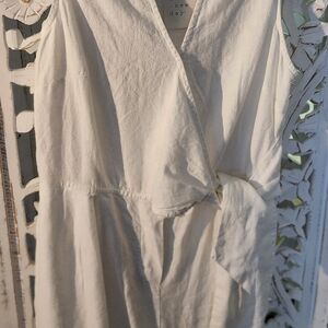 A New Day Ivory V-Neck Dress